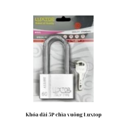 [NKK5PDLT] Khóa dài 5P chìa vuông Luxtop