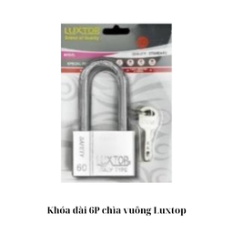 [K6PDCVLT] Khóa dài 6P chìa vuông Luxtop