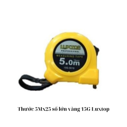 [T525VLT15] Thước 5Mx25 số lớn vàng 15G Luxtop