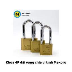 [MRK4DVCVT] Khóa 4P dài vàng chìa vi tính Maxpro