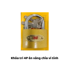 Khóa tri 4P én vàng chìa vi tính