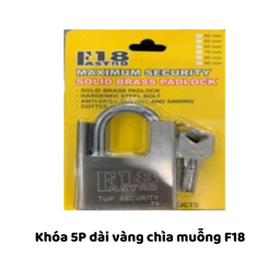 [MRK5DCMF18] Khóa 5P dài vàng chìa muỗng F18