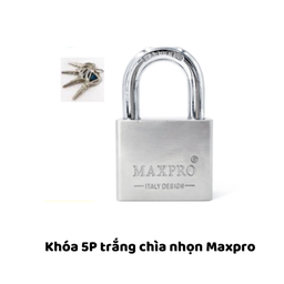 [MRK5TCT] Khóa 5P trắng chìa nhọn Maxpro