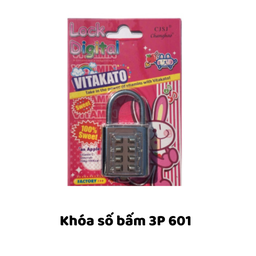 [MRKSB3601] Khóa số bấm 3P 601