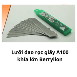 [MRLDRGA100LBR] Lưỡi dao rọc giấy A100 khía lớn Berrylion