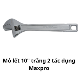 [MRML10T2TD] Mỏ lết 10" trắng 2 tác dụng Maxpro