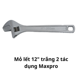 [MRML12T2TD] Mỏ lết 12" trắng 2 tác dụng Maxpro