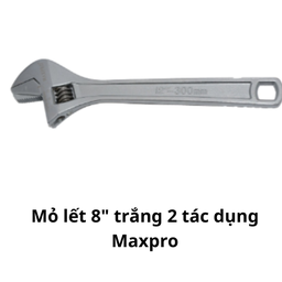 [MRML8T2TD] Mỏ lết 8" trắng 2 tác dụng Maxpro