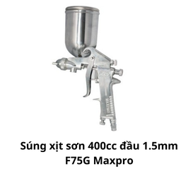 [MRSXSF75G400] Súng xịt sơn 400cc đầu 1.5mm F75G Maxpro