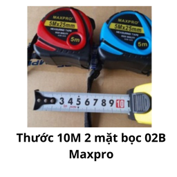 [MRTKB102M02B] Thước 10M 2 mặt bọc 02B Maxpro