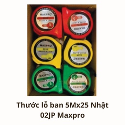 [MRTKN525LB02JP] Thước lỗ ban 5Mx25 Nhật 02JP Maxpro