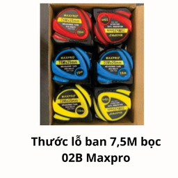 [MRTKB75LB02B] Thước lỗ ban 7,5M bọc 02B Maxpro